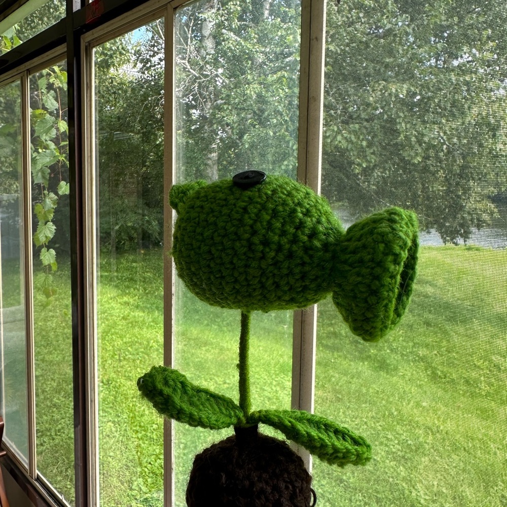 Crochet Pea Shooter